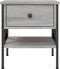 vidaXL - Nachtkastjes - 2 - st - 40x42x45 - cm - bewerkt - hout - grijs - sonoma - eiken