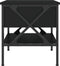 vidaXL - Nachtkastjes - 2 - st - 40x42x45 - cm - bewerkt - hout - zwart