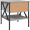 vidaXL - Nachtkastjes - 2 - st - 40x42x45 - cm - bewerkt - hout - grijs - sonoma - eiken
