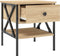 vidaXL - Nachtkastjes - 2 - st - 40x42x45 - cm - bewerkt - hout - sonoma - eikenkleurig
