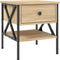 vidaXL - Nachtkastjes - 2 - st - 40x42x45 - cm - bewerkt - hout - sonoma - eikenkleurig