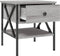 vidaXL - Nachtkastjes - 2 - st - 40x42x45 - cm - bewerkt - hout - grijs - sonoma - eiken