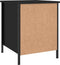 vidaXL - Nachtkastjes - 2 - st - 40x42x50 - cm - bewerkt - hout - zwart