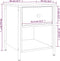 vidaXL - Nachtkastjes - 2 - st - 40x42x50 - cm - bewerkt - hout - grijs - sonoma - eiken