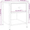 vidaXL - Nachtkastjes - 2 - st - 40x42x50 - cm - bewerkt - hout - gerookt - eikenkleurig