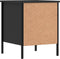 vidaXL - Nachtkastjes - 2 - st - 40x42x50 - cm - bewerkt - hout - zwart