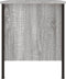 vidaXL - Nachtkastjes - 2 - st - 40x42x50 - cm - bewerkt - hout - grijs - sonoma - eiken