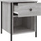 vidaXL - Nachtkastjes - 2 - st - 40x42x50 - cm - bewerkt - hout - grijs - sonoma - eiken