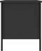 vidaXL - Nachtkastjes - 2 - st - 40x42x50 - cm - bewerkt - hout - zwart