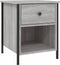 vidaXL - Nachtkastjes - 2 - st - 40x42x50 - cm - bewerkt - hout - grijs - sonoma - eiken