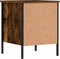 vidaXL - Nachtkastjes - 2 - st - 40x42x50 - cm - bewerkt - hout - gerookt - eikenkleurig