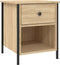 vidaXL - Nachtkastjes - 2 - st - 40x42x50 - cm - bewerkt - hout - sonoma - eikenkleurig