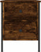 vidaXL - Nachtkastjes - 2 - st - 40x42x50 - cm - bewerkt - hout - gerookt - eikenkleurig