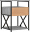 vidaXL - Nachtkastjes - 2 - st - 40x42x55 - cm - bewerkt - hout - grijs - sonoma - eiken