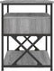 vidaXL - Nachtkastjes - 2 - st - 40x42x55 - cm - bewerkt - hout - grijs - sonoma - eiken