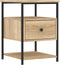 vidaXL - Nachtkastjes - 2 - st - 40x42x56 - cm - bewerkt - hout - sonoma - eikenkleurig