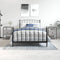 vidaXL - Nachtkastjes - 2 - st - 40x42x56 - cm - bewerkt - hout - grijs - sonoma - eiken