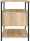 vidaXL - Nachtkastjes - 2 - st - 40x42x56 - cm - bewerkt - hout - sonoma - eikenkleurig