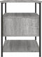 vidaXL - Nachtkastjes - 2 - st - 40x42x56 - cm - bewerkt - hout - grijs - sonoma - eiken