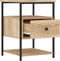 vidaXL - Nachtkastjes - 2 - st - 40x42x56 - cm - bewerkt - hout - sonoma - eikenkleurig