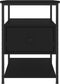 vidaXL - Nachtkastjes - 2 - st - 40x42x56 - cm - bewerkt - hout - zwart
