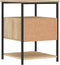 vidaXL - Nachtkastjes - 2 - st - 40x42x56 - cm - bewerkt - hout - sonoma - eikenkleurig