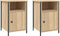 vidaXL - Nachtkastjes - 2 - st - 40x42x60 - cm - bewerkt - hout - sonoma - eikenkleurig