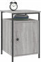 vidaXL - Nachtkastjes - 2 - st - 40x42x60 - cm - bewerkt - hout - grijs - sonoma - eiken