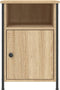 vidaXL - Nachtkastjes - 2 - st - 40x42x60 - cm - bewerkt - hout - sonoma - eikenkleurig
