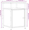 vidaXL - Nachtkastjes - 2 - st - 40x42x60 - cm - bewerkt - hout - gerookt - eikenkleurig