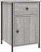 vidaXL - Nachtkastjes - 2 - st - 40x42x60 - cm - bewerkt - hout - grijs - sonoma - eiken