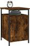 vidaXL - Nachtkastjes - 2 - st - 40x42x60 - cm - bewerkt - hout - gerookt - eikenkleurig