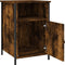 vidaXL - Nachtkastjes - 2 - st - 40x42x60 - cm - bewerkt - hout - gerookt - eikenkleurig