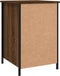 vidaXL - Nachtkastjes - 2 - st - 40x42x60 - cm - bewerkt - hout - bruin - eikenkleur
