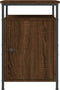 vidaXL - Nachtkastjes - 2 - st - 40x42x60 - cm - bewerkt - hout - bruin - eikenkleur