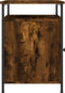 vidaXL - Nachtkastjes - 2 - st - 40x42x60 - cm - bewerkt - hout - gerookt - eikenkleurig
