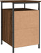 vidaXL - Nachtkastjes - 2 - st - 40x42x60 - cm - bewerkt - hout - bruin - eikenkleur