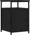 vidaXL - Nachtkastjes - 2 - st - 40x42x60 - cm - bewerkt - hout - zwart