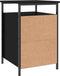 vidaXL - Nachtkastjes - 2 - st - 40x42x60 - cm - bewerkt - hout - zwart