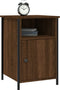 vidaXL - Nachtkastjes - 2 - st - 40x42x60 - cm - bewerkt - hout - bruin - eikenkleur