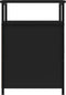 vidaXL - Nachtkastjes - 2 - st - 40x42x60 - cm - bewerkt - hout - zwart