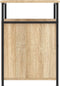 vidaXL - Nachtkastjes - 2 - st - 40x42x60 - cm - bewerkt - hout - sonoma - eikenkleurig