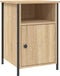 vidaXL - Nachtkastjes - 2 - st - 40x42x60 - cm - bewerkt - hout - sonoma - eikenkleurig