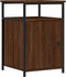 vidaXL - Nachtkastjes - 2 - st - 40x42x60 - cm - bewerkt - hout - bruin - eikenkleur