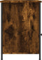 vidaXL - Nachtkastjes - 2 - st - 40x42x60 - cm - bewerkt - hout - gerookt - eikenkleurig