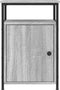 vidaXL - Nachtkastjes - 2 - st - 40x42x60 - cm - bewerkt - hout - grijs - sonoma - eiken