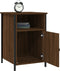 vidaXL - Nachtkastjes - 2 - st - 40x42x60 - cm - bewerkt - hout - bruin - eikenkleur