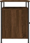 vidaXL - Nachtkastjes - 2 - st - 40x42x60 - cm - bewerkt - hout - bruin - eikenkleur