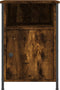 vidaXL - Nachtkastjes - 2 - st - 40x42x60 - cm - bewerkt - hout - gerookt - eikenkleurig