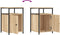 vidaXL - Nachtkastjes - 2 - st - 40x42x60 - cm - bewerkt - hout - sonoma - eikenkleurig